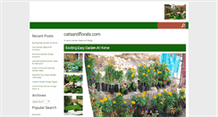 Desktop Screenshot of catsandflorals.com